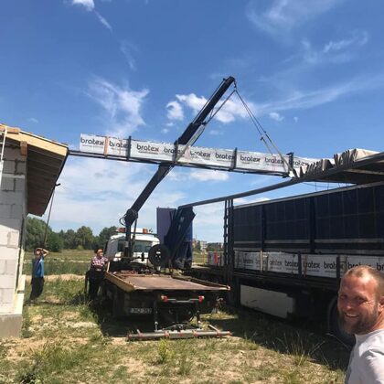 Statybinių medžiagų transportavimas